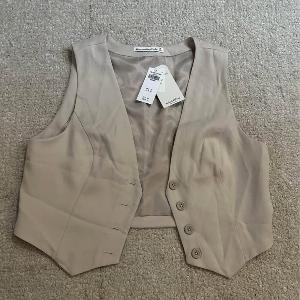 Abercrombie Suit Vest NWT